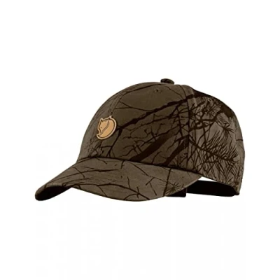 Image of FJALLRAVEN F77407 636 Lappland Camo Cap Dark Olive L/XL