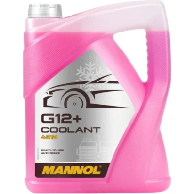 Image of Forecourt Direct MANNOL G12+ Coolant 4212, 5L Ready to Use Antifreeze, Corrosion Protection, Thermal Stability
