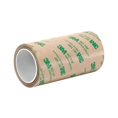 Image of 3M 6 5 467MP (CASE of 2) Adhesive Transfer Tape 467MP, 6&quot; Wide, yd. Length, Clear (Pack