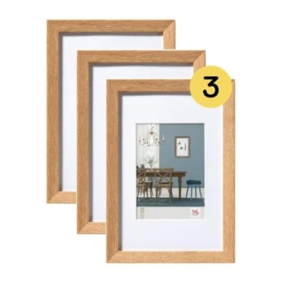 Image of walther design Fiorito Picture Frame, Light Oak, 10 x 15 cm