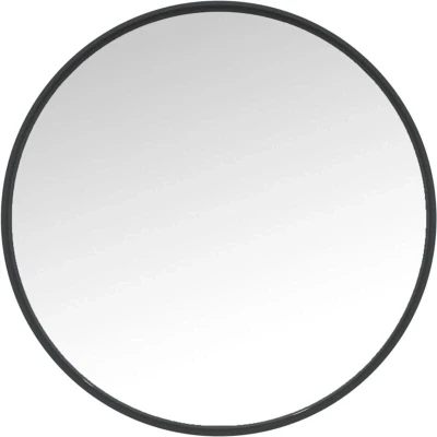 Image of vidaXL Wall Mirror Black 50 cm