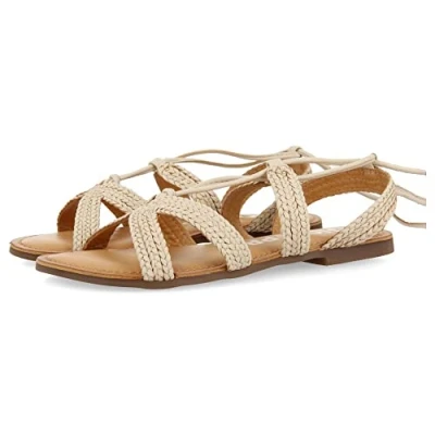 Image of GIOSEPPO Women&#039;s Darney Sandal, Ivory, 6 UK