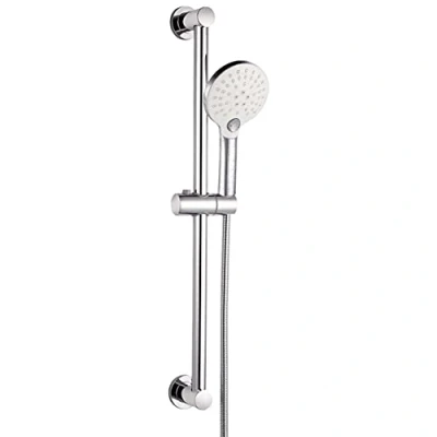 Image of Elbe Shower Riser Rail kit incl Made of Stainless Steel 304, with Multifunctional Plastic Hand Shower, 1.5 m Hose