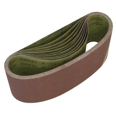 Image of Worksafe Sanding Belt 100 x 610mm 120Grit Pack of 10