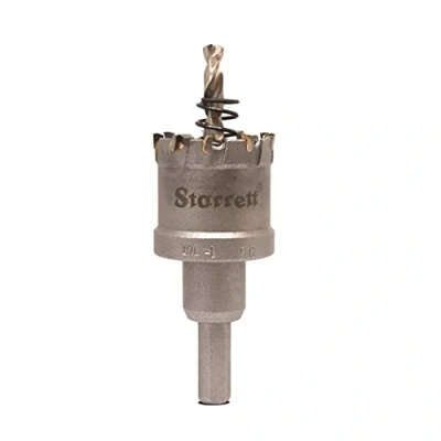 Image of Starrett Carbide Tipped Hole Saw CTD35 TCT Deep Cut Holesaw Cutter For Metal Stainless Steel Iron Aluminium 35mm