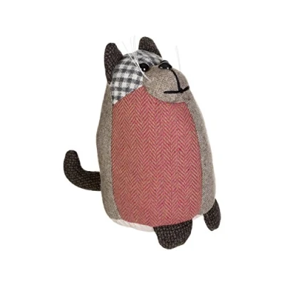 Image of Premier Housewares Heritage Cat Door Stop Brown