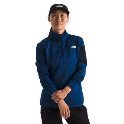 Image of The North Face Mistyescape 1/4 ZIP Sweatshirt, Women&#039;s, Size: 8/10, Estate blue/black