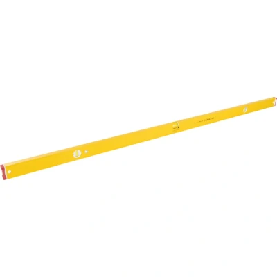 Image of Stabila 96 2 180 72&quot; 3 Vial Sure Grip Level Rubber Ends