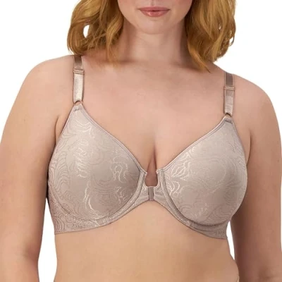 Image of Bali Women&#039;s Comfort Revolution Front Close Shaping Underwire Bra, Warm Steel, 40C