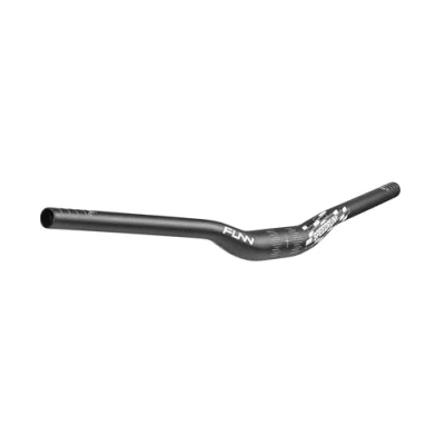 Image of Funn Speedrun Junior Mountain bike Handlebar with Bar Clamp 31.8mm and Width 680mm, Fits for 19mm inner diameter grips, Ideal Choice Youth, Kids Young Riders (Black)