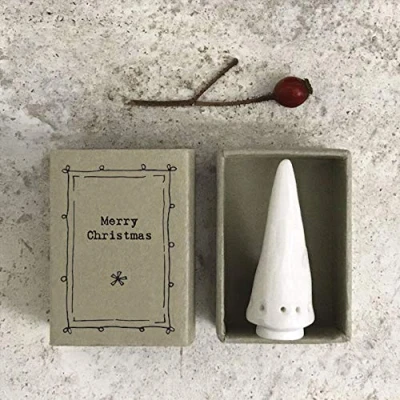 Image of East of India Porcelain Christmas Tree Gift Keepsake