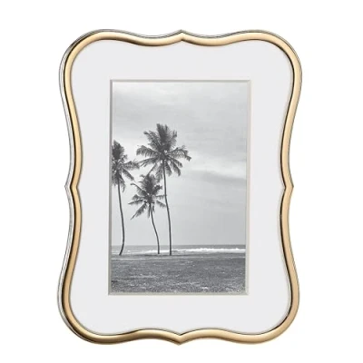 Image of kate spade new york Crown Point Gold 4&quot; X 6&quot; Frame, Goldplated, Metallic, 1.25 lb