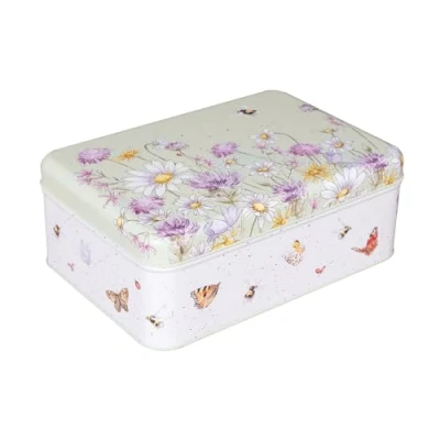 Image of Wrendale Designs by Hannah Dale The Country Set&#039; Bee &amp; Butterfly Rectangular Tin
