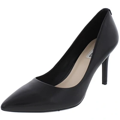 Image of KARL LAGERFELD Women&#039;s Cieone Heeled Sandal Pump, Black, 5.5
