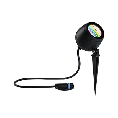 Image of Paulmann Plug &amp; Shine LED spot Kikolo ground spike, ZigBee, RGBW