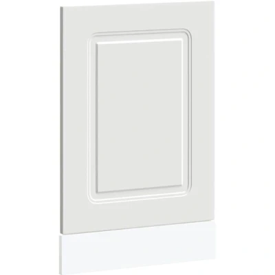 Image of vidaXL Dishwasher Panel Kalmar White 45x1.5x67 cm Engineered Wood