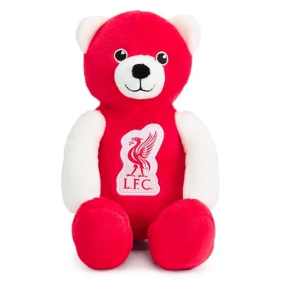 Image of The Gift Scholars Liverpool FC Beanie Bear 15 cm Officially Licensed Football Soft Toy Plush For Adults And Kids
