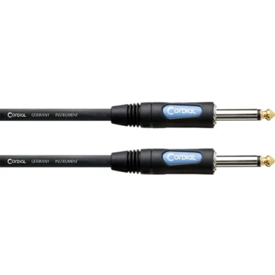 Image of Cordial Intro 3m Straight to Instrument and Guitar Cable