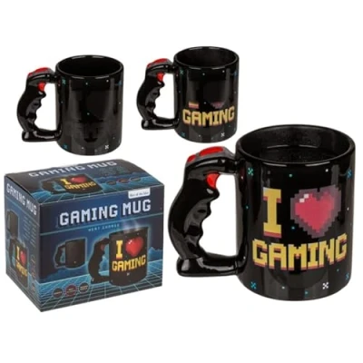 Image of Out of the blue Funny Gamer Mug I Love Gaming Reacts to Heat and Then Changes for 11oz