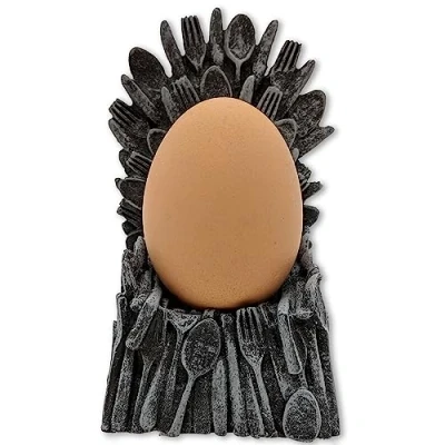 Image of Gift Republic Egg of Thrones Ceramic Cup, Grey