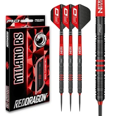Image of RED DRAGON Milano RS 26g Tungsten Darts with Flights and Stems