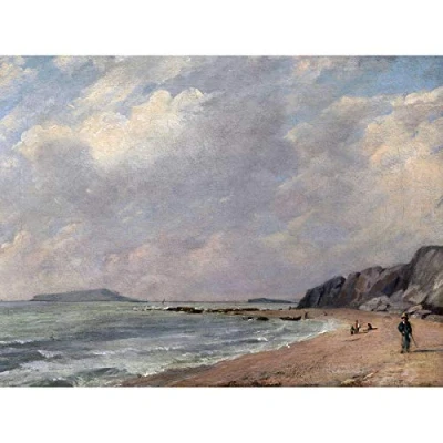 Image of Artery8 Constable Osmington Bay 1816 Painting Art Print Canvas Premium Wall Decor Poster Mural