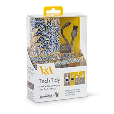 Image of IF V &amp; A Bookaroo Tech Tidy Morris Tulip Willow, Yellow, One Size