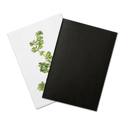 Image of Sketchbooks Soft Cover Starter Sketch Book and White 165 GSM Cartridge Paper Pad with Sizes A3 A4 for Mixed Media Use (Pack of 2 A3, Black)
