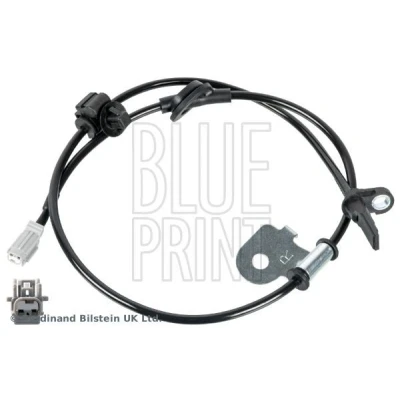 Image of 27540FJ000 ABS Sensor BLUE PRINT ADBP710072 Front Axle Right with retaining strap 774mm SUBARU: XV I