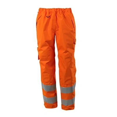 Image of Mascot 15590 231 14 Belfast Safe Supreme Windproof Class 2 Over Trouser, Size L, Hi Vis Orange