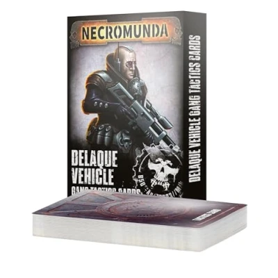 Image of Games Workshop Warhammer Necromunda: Delaque Vehicle Gang Tactics Cards (2024)