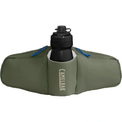 Image of CamelBak Unisex Adult Podium Flow 2 Waist Pack Hydration, Dusty Olive 2.0, 21 Ounce