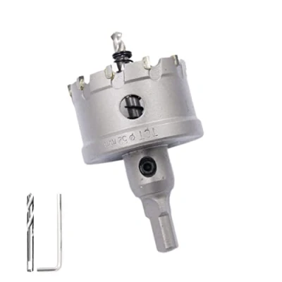 Image of Carbide Hole Cutter Drill Bits,LAIWEI Heavy Duty Saw for Stainless Steel,Metal,Cast Iron, Copper 2 1/16&quot;(52mm)