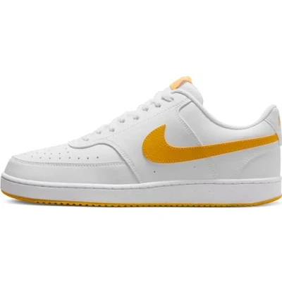 Image of Nike Women&#039;s Court Vision Low Next NAT Sneaker, White University Gold, 6 UK