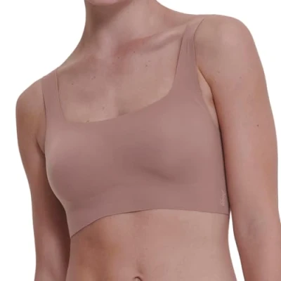 Image of Sloggi Women&#039;s Zero Feel 2.0 Top Undershirt, Cacao, XS