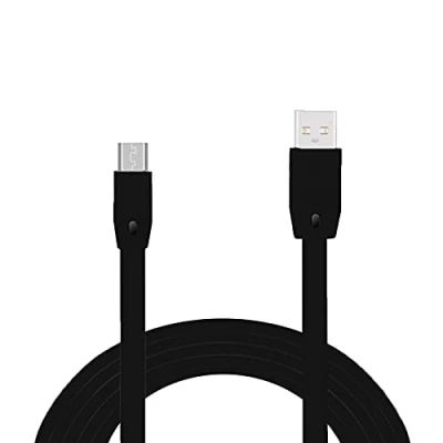 Image of Aiivioll UE Boom Replacement charging Cable Flat USB Power Speaker cable, data Compatible with Logitech Boom2 / Boom3 Megaboom/Miniboom/Roll Wireless Speaker(Black)