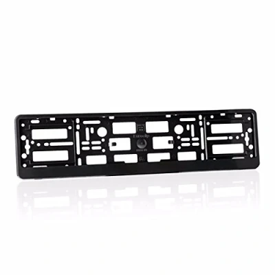 Image of Number Plate Holder Matte Black Finish / Car Registration Surround Front or Rear Frame