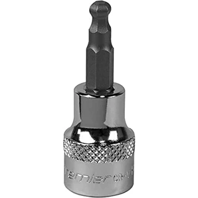 Image of Sealey Premier Ball End Hex Socket Bit 5mm 3/8&quot;Sq Drive