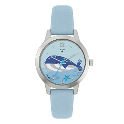 Image of Tikkers WWF Whale Unisex Kid&#039;s Analog Quartz Watch with Polyurethane Strap TKWWF009