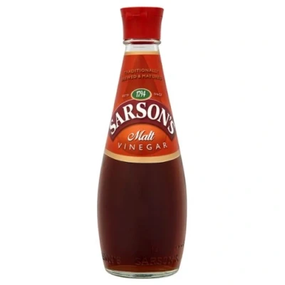 Image of Sarson&#039;s Malt Vinegar 250ml (Pack of 12 x 250ml)