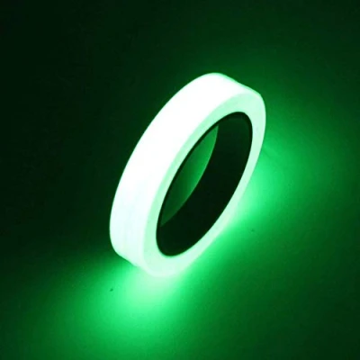 Image of GTIWUNG Green Light Ultra Luminous Tape Sticker, Glow in The Dark Self Adhesive Tape, Photoluminescent, Durable and Wearable, Home Decor Wall Ceiling,Stairs,Party Halloween Decorations, 10m x1cm