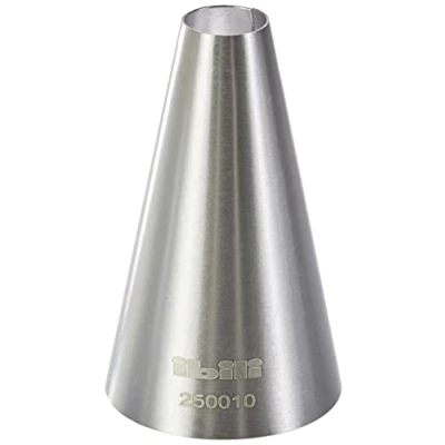 Image of Ibili 250010 Pastry Holder Round Shape Smooth, 10 mm, Silver