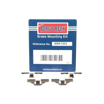 Image of Borg &amp; Beck Fitting Kit Pads Fits: Audi, Fiat, Ford, Peugeot