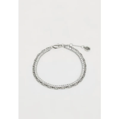 Image of Fossil Heritage Bracelet silvercoloured, Women&#039;s, Size: One Size, Silver/coloured
