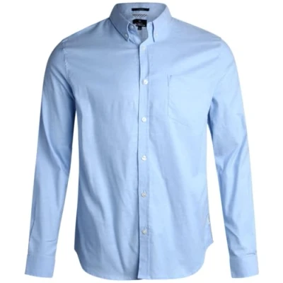 Image of Ben Sherman Men&#039;s Button Down Shirt Regular Fit Long Sleeve Casual Dress for Men (S XL), Sky, Medium