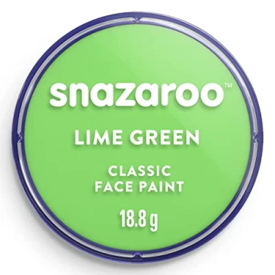 Image of Snazaroo 1118433 Lime Green Classic Body Paint 1 Pc, 18.8 g (Pack of 1)
