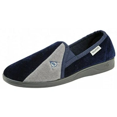Image of Dunlop Winston II Men&#039;s Famous Slippers with Super Comfort Padded Cup Blue Size: 6