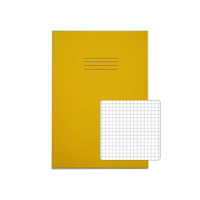 Image of Rhino Exercise Book 80 Page S7 A4 Yellow (Pack of 50) VEX668 1175 6