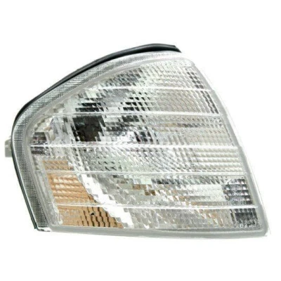Image of 2028260743, 2028260943, A2028260743, A2028260943 Turn Signal TYC 18 3358 93 2 white Left Front MERCEDES BENZ: C Class Saloon, T modell