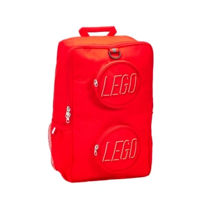 Image of LEGO Brick Backpack, Red, One Size, Backpack
